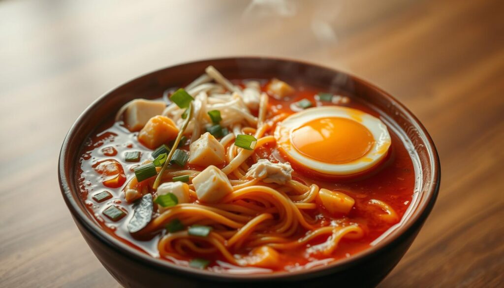 mie instan dengan saus mie instan dengan saus
