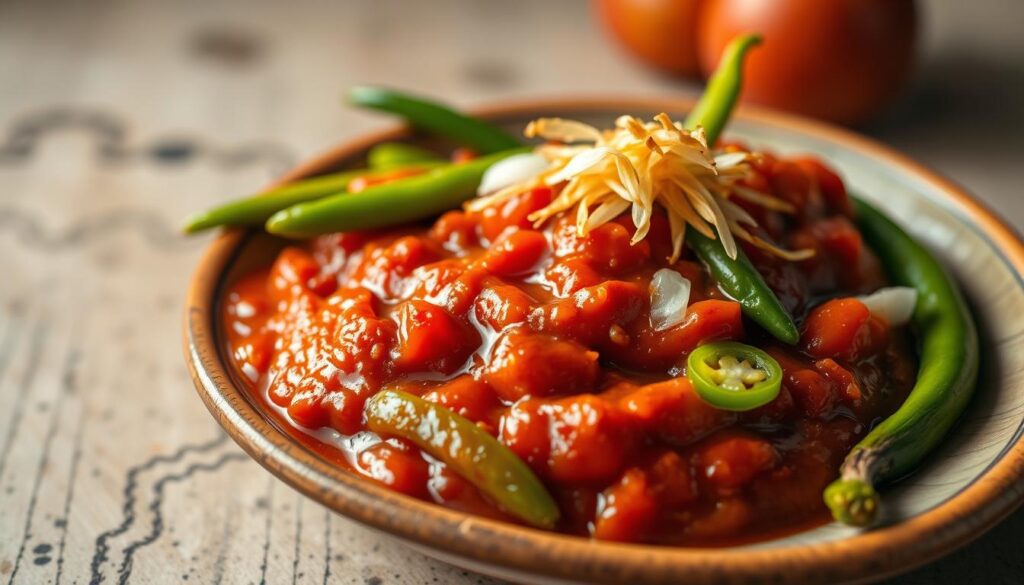 penyajian sambal pedas penyajian sambal pedas
