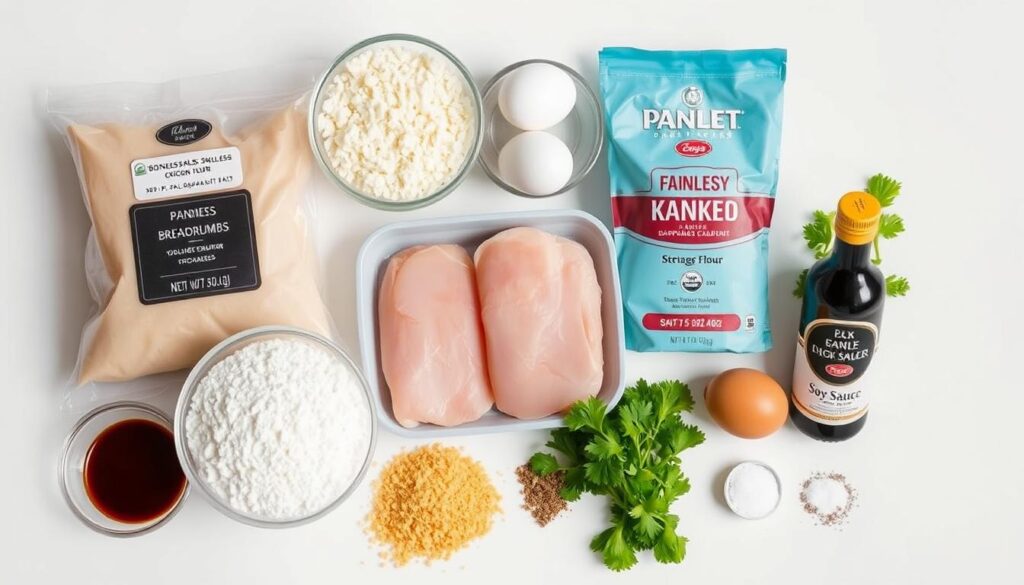 Bahan-bahan untuk Ayam Katsu Crispy Bahan-bahan untuk Ayam Katsu Crispy