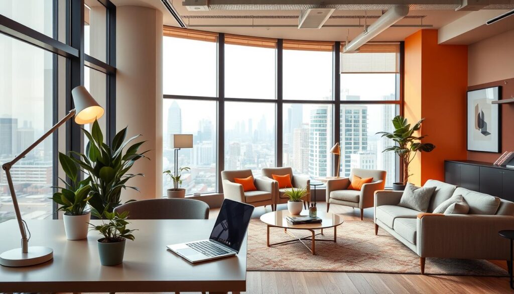 desain interior kantor yang menawan