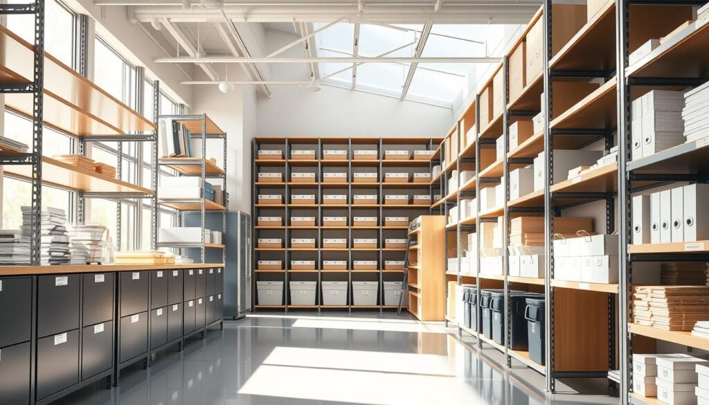 desain ruang penyimpanan kantor yang optimal