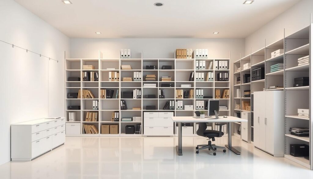 desain ruang penyimpanan kantor yang optimal