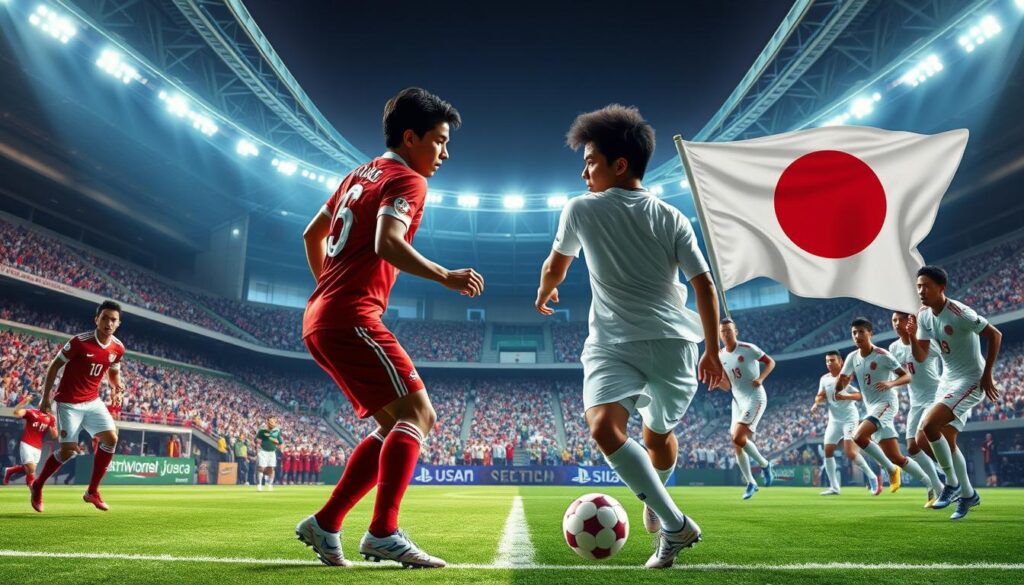 perbandingan kekuatan tim Indonesia dan Jepang perbandingan kekuatan tim Indonesia dan Jepang
