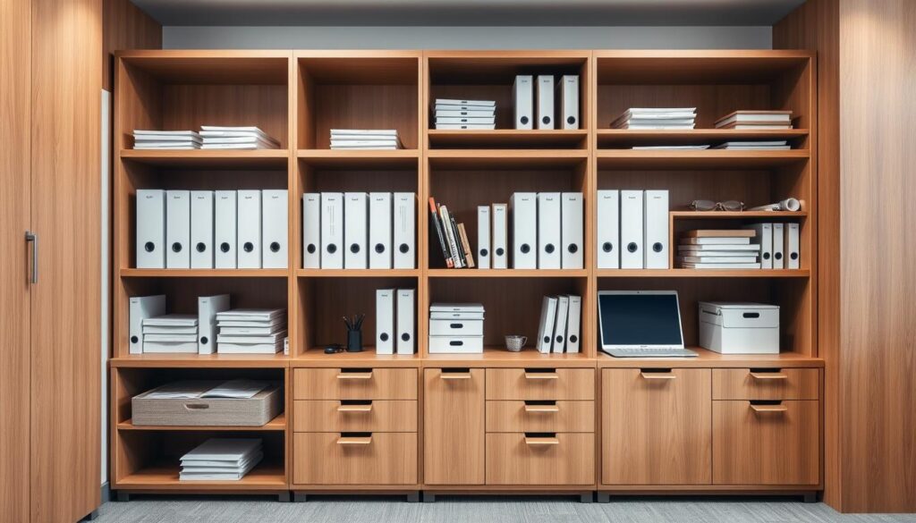 tempat penyimpanan kantor yang efisien