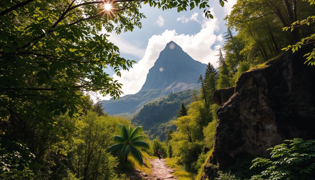 gambar gunung sibayak