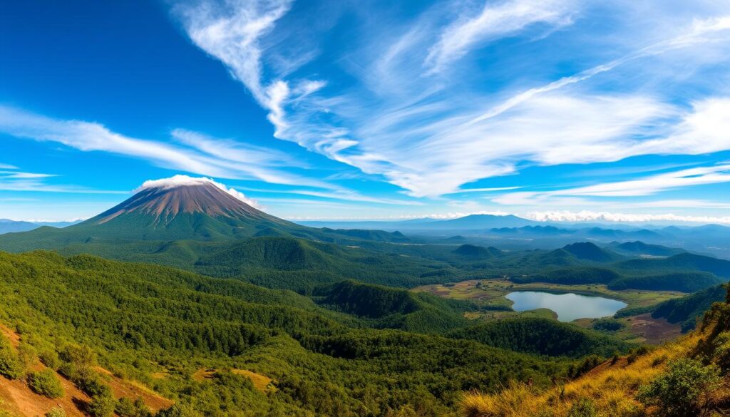 panorama gunung sibayak panorama gunung sibayak