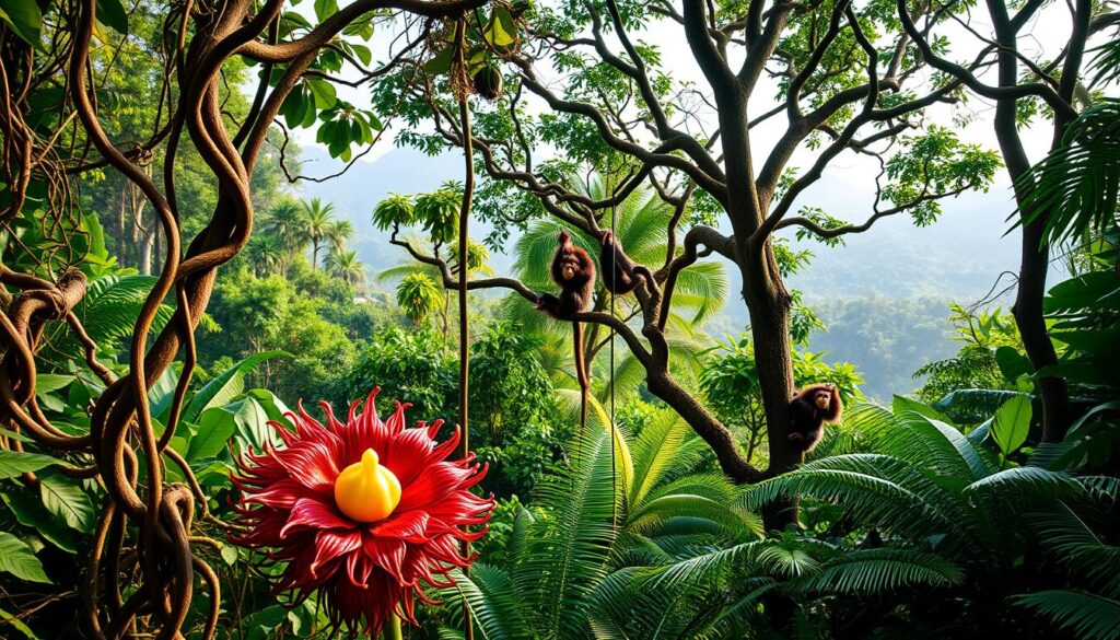 flora dan fauna endemik di Kalimantan