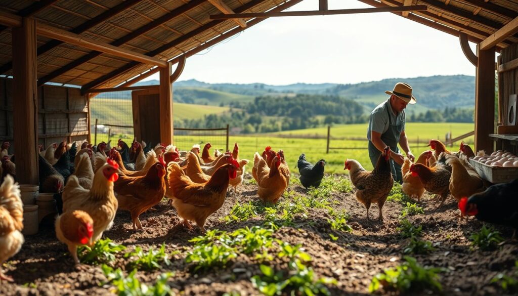proses pemeliharaan ayam