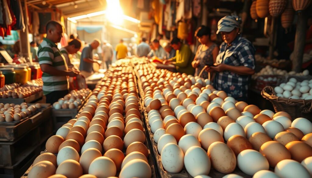 tips membeli telur di pasar
